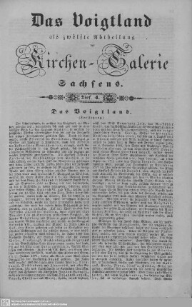 Das Voigtland (Fortsetzung), Die Ephoralstadt Auerbach, Die Parochie Ruppertsgrün : 4. Lieferung