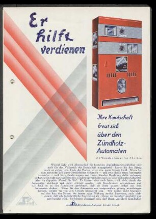 Zündholz-Automaten