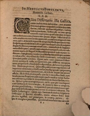 Excerpta Ex Actis Senatus In Parnasso