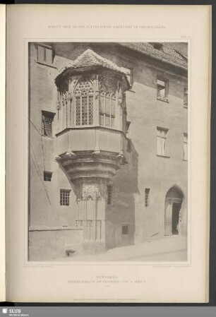 Nürnberg, Erkerchörlein am Pfarrhof von S. Sebald