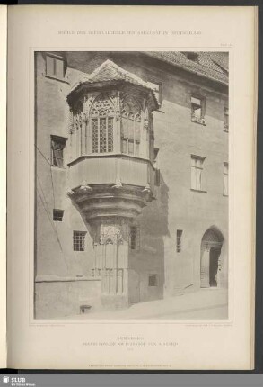 Nürnberg, Erkerchörlein am Pfarrhof von S. Sebald