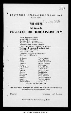 Prozess Richard Waverly
