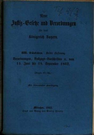 Neue Justiz-Gesetze und Verordnungen für das Königreich Bayern, 3,3