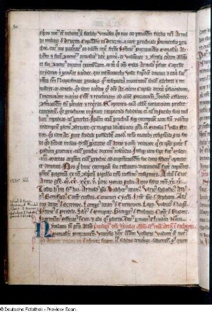 Textseite 80, Handschrift mit Initiale N