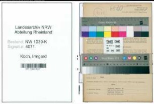 Entnazifizierung Irmgard Koch , geb. 07.03.1922 (Stenotypistin)