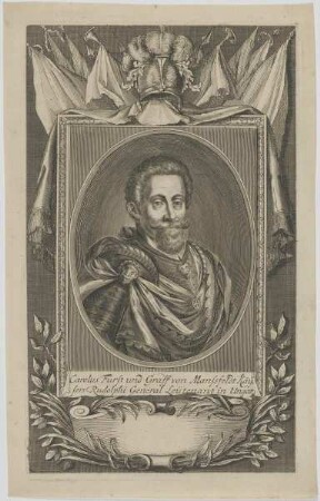 Bildnis von Carolus, Fürst von Manssfeldt