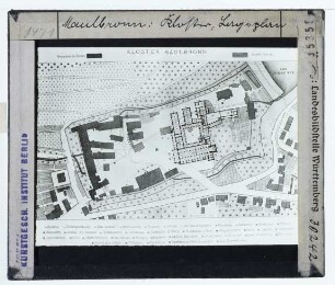 Maulbronn, Zisterzienserabtei : Lageplan, Grundriss