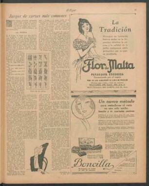 Juegos de cartas más comunes