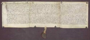 Gültbrief des Mattheus Werner gegen die Pfarrkirche zu Büchenbronn, unter Verpfändung von Gütern daselbst