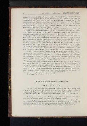 Physik und philosophische Propädeutik.