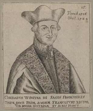 Bildnis des Conradvs Wimpina