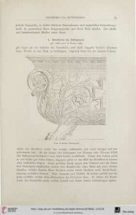 Desiderio da Settignano: geb. 1428;  gest. in Florenz 1464
