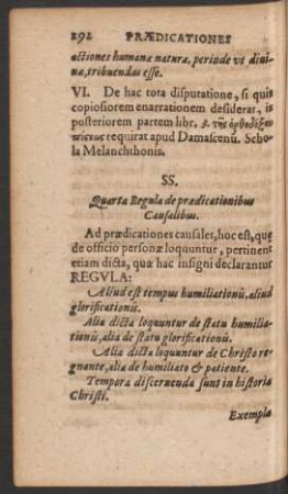 Ss. Quarta regula de praedicationibus Causalibus.