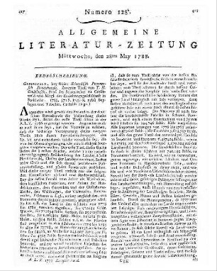 [Tolberg, Johann Wilhelm] ; [Bispink, Franz Heinrich]: Briefe eines Hottentotten über die gesittete Welt / aus dem Franz. - [Halle] Pack 2. - 1788