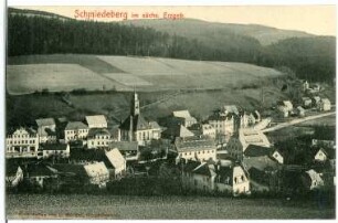 Schmiedeberg. Blick auf Schmiedeberg