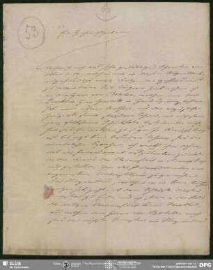 Eigenh. Brief von Johannes Schulze an August Wilhelm von Schlegel, Berlin, 21.06.1824