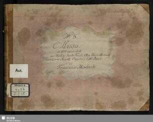 Masses - Mus.4657-D-15 : V (4), Coro, orch; E