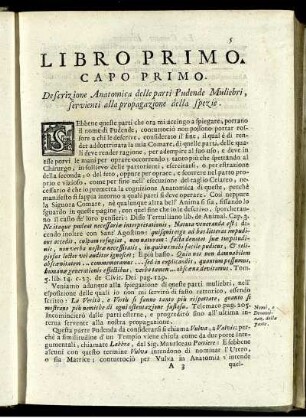CAPO PRIMO.