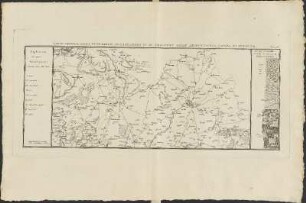 Carte Minéralogique, D'Une Partie De La Flandre Où Se Trouvent Lille, Armentieres, Cassel, Et Bethune.