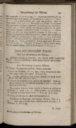 Zwey und zwanzigstes Capitel.