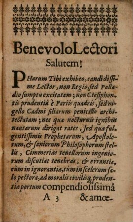 Pharus divina philosophiae practicae