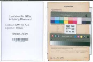 Entnazifizierung Adam Breuer , geb. 17.04.1900 (Ingenieur)