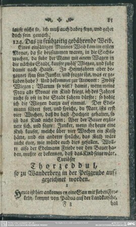 124. Das zu frühzeitig gebährende Weib