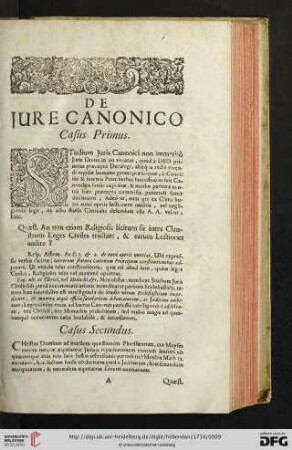 De Jure Canonico