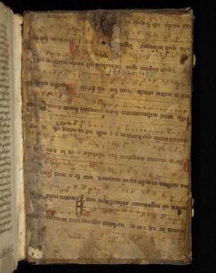 Fragment 1: Antiphonarium (14. Jh., siehe auch vorderer Spiegel)