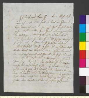 Brief von Bury, Friedrich an Goethe, Johann Wolfgang von