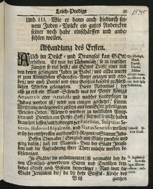 Abhandlung des Ersten.