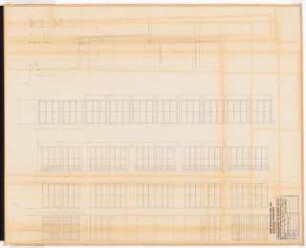 Reichsluftfahrtministerium, Berlin: Großer Speisesaal L3: Schnitte, Ansichten 1:50