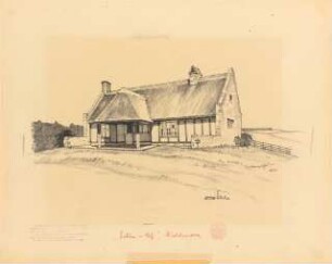 Sethe-Hof, Hiddensee-Kloster: Perspektivische Ansicht