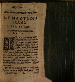 Compendium Manualis controversiarum hujus temporis ...