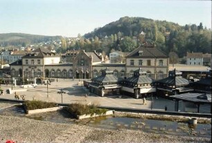 Lörrach: Bahnhof vom Postamt aus