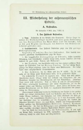 III. Wiederholung der außereuropäischen Erdteile