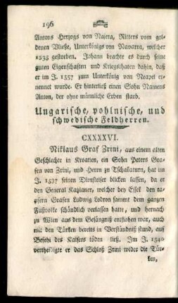 Ungarische, pohlnische, und schwedische Feldherren