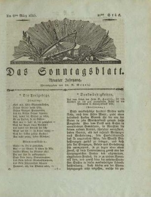 10, 1825: Stück