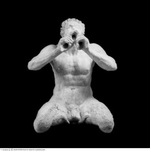 Tritone und Maskarone, Triton mit Schnurrbart