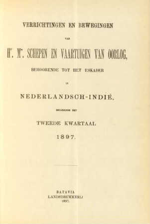 Tweede kwartaal 1897