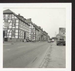 Ist-Zustand der B 239. Detmold. Hornsche Str. Papierabzug