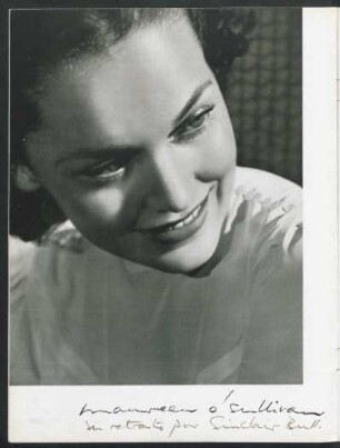 Maureen O`Sullivan - su retrato por Sinclair Bull