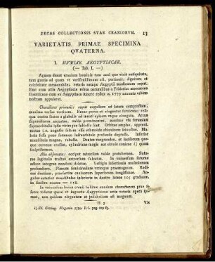 Varietatis Primae Specimina Quaterna. (Tab. I. [bis] IV.)