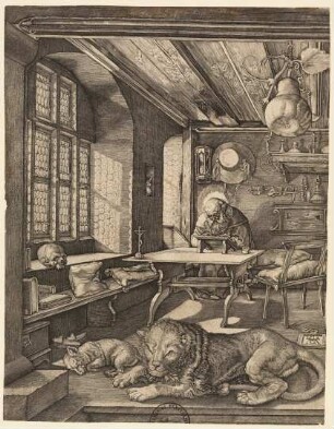 Hl. Hieronymus in der Zelle (Kopie nach A. Dürer)