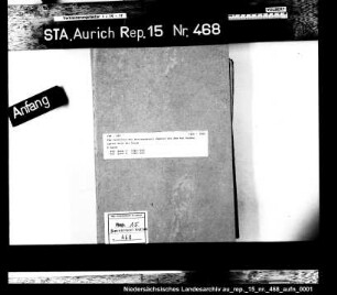 Das Verhalten des Amtsassessors Jägeler bei dem Amt Norden, später beim Amt Berum