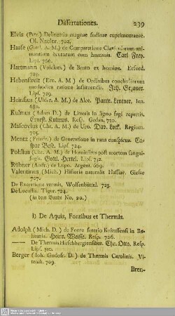l) De Aquis, Fontibus et Thermis