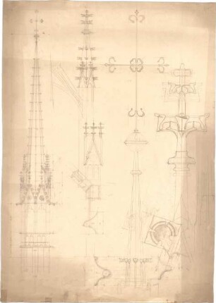 Schmidt, Heinrich von; Köln; Herz-Jesu-Kirche - Turmspitze (Details)