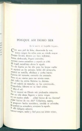 Porque así debió ser
