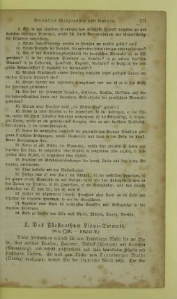 II. Das Fürstenthum Lippe-Detmold