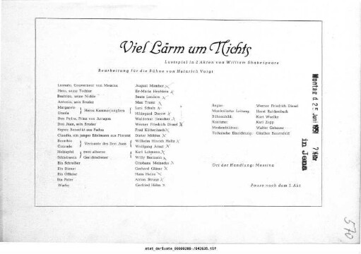 Viel Lärm um Nichts